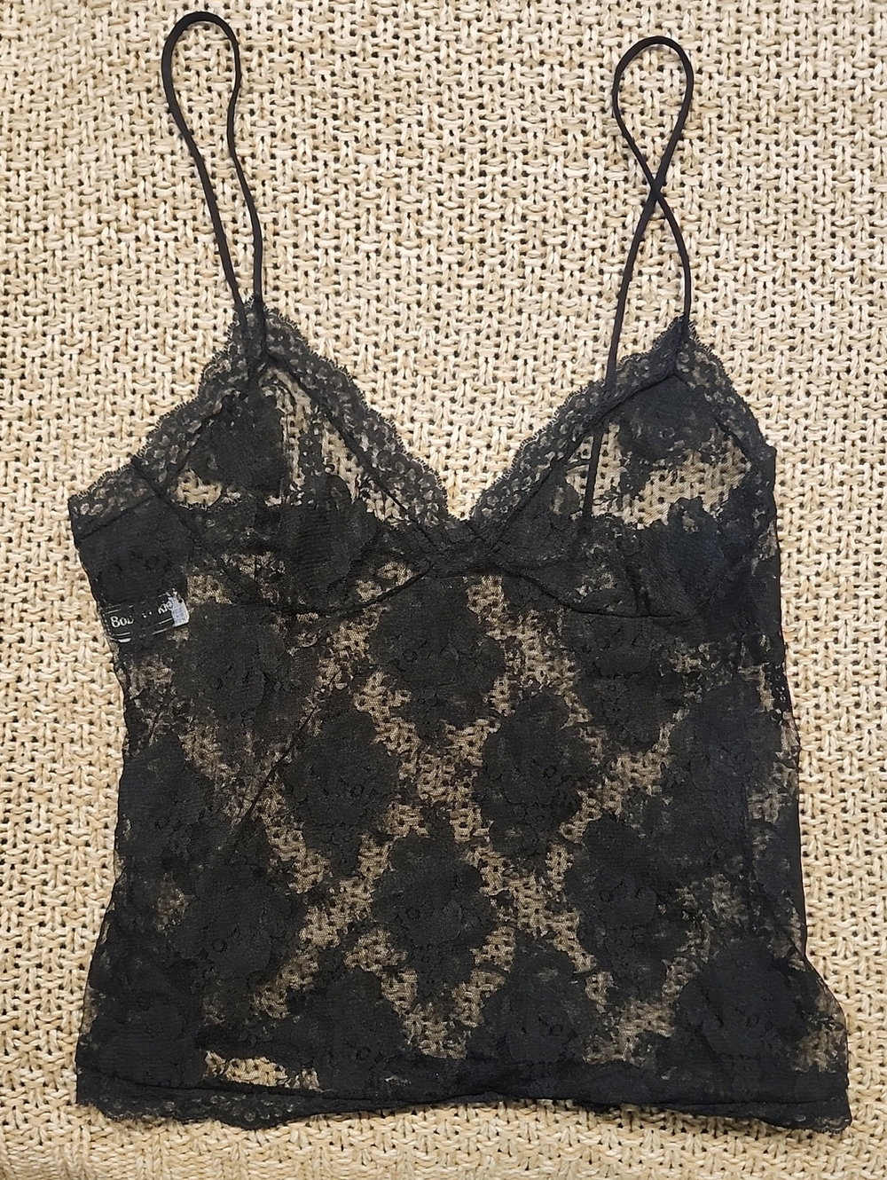 Bob Mackie Black Lace Camisole